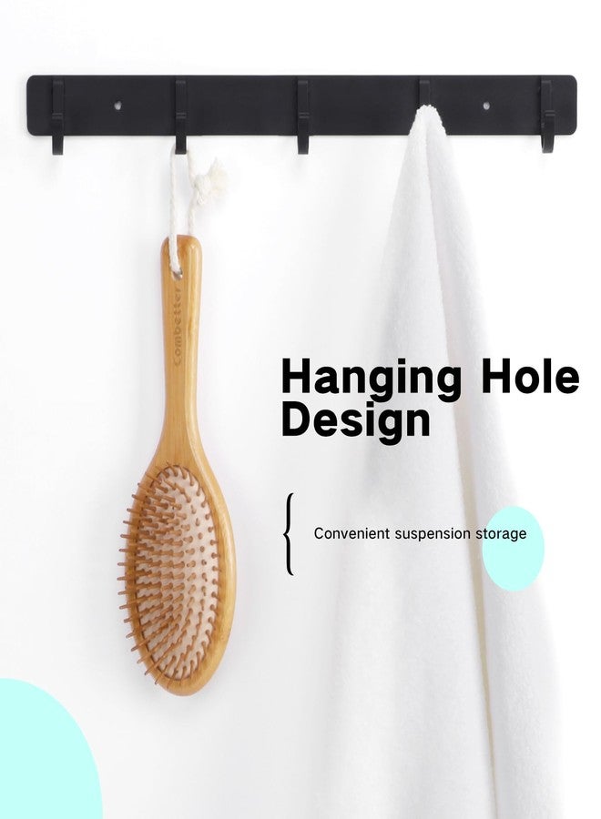 Combetter Bamboo Hair Brush, Natural Brush to Soften&Improves Hair Texture - Soothing Massage to Improve Dandruff Eco-Friendly Comb for All Hair Types - Image 4